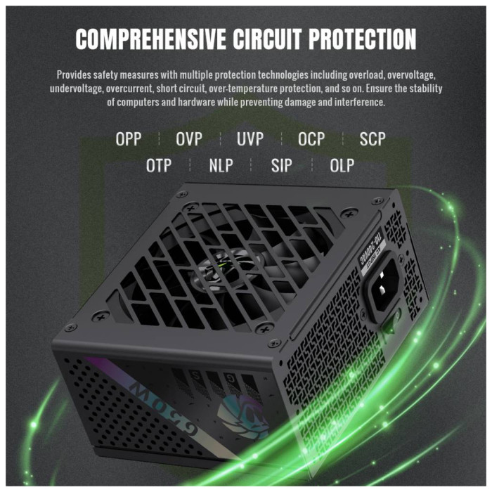 Блок живлення Gamemax 650W (GS 650G V25)