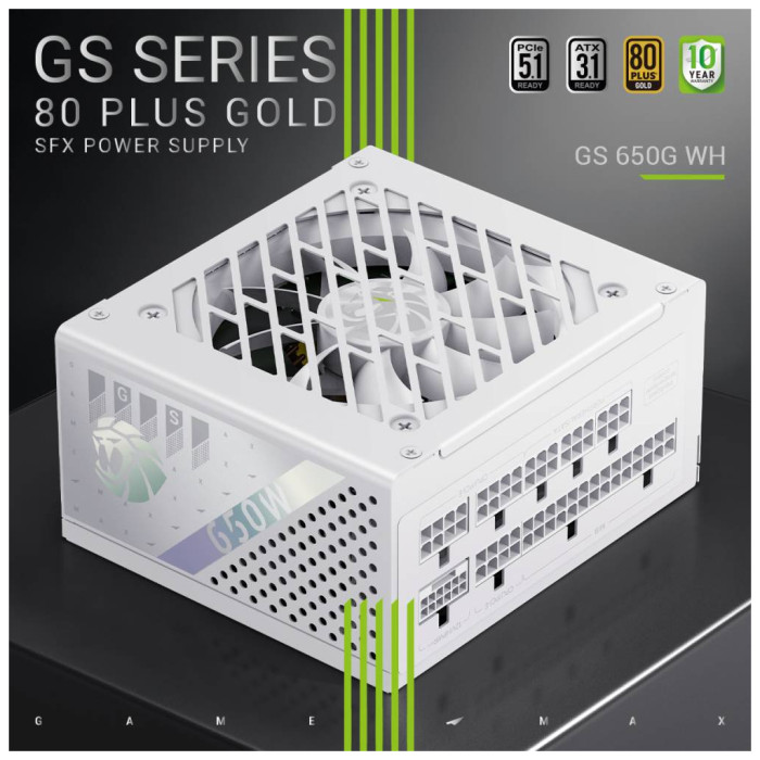 Блок живлення Gamemax 650W (GS 650G WH V25)