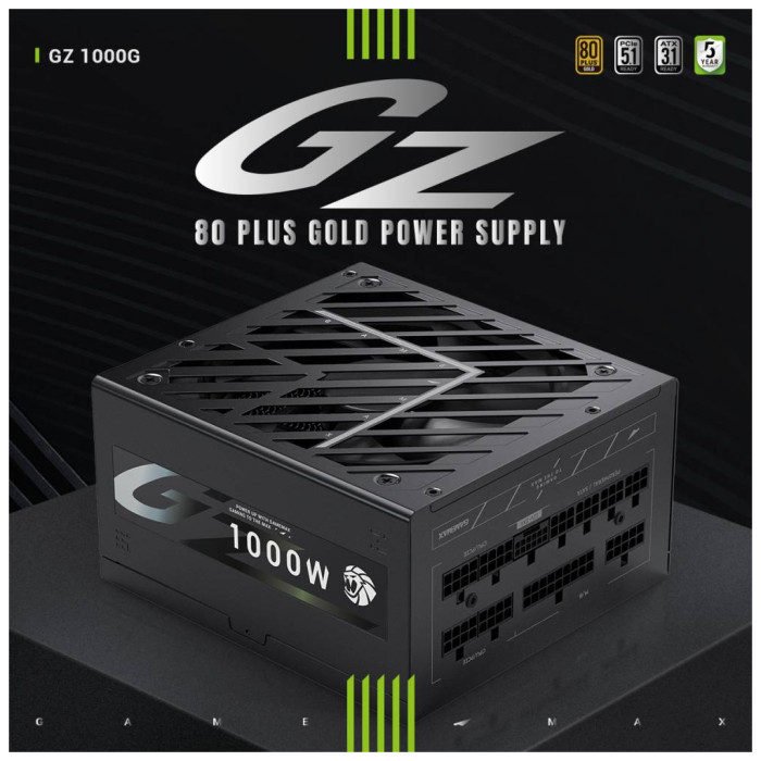 Блок живлення Gamemax 1000W (GZ 1000G BK)