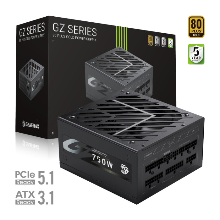 Блок живлення Gamemax 750W (GZ 750G BK)