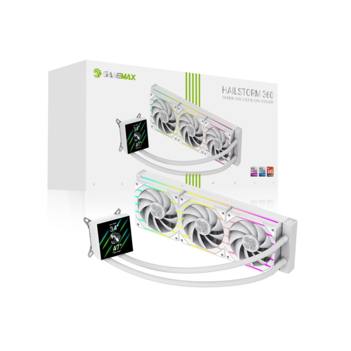 Кулер до процесора Gamemax HAILSTORM 360 WH