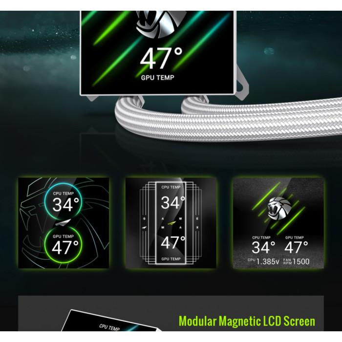Кулер до процесора Gamemax HAILSTORM 360 WH
