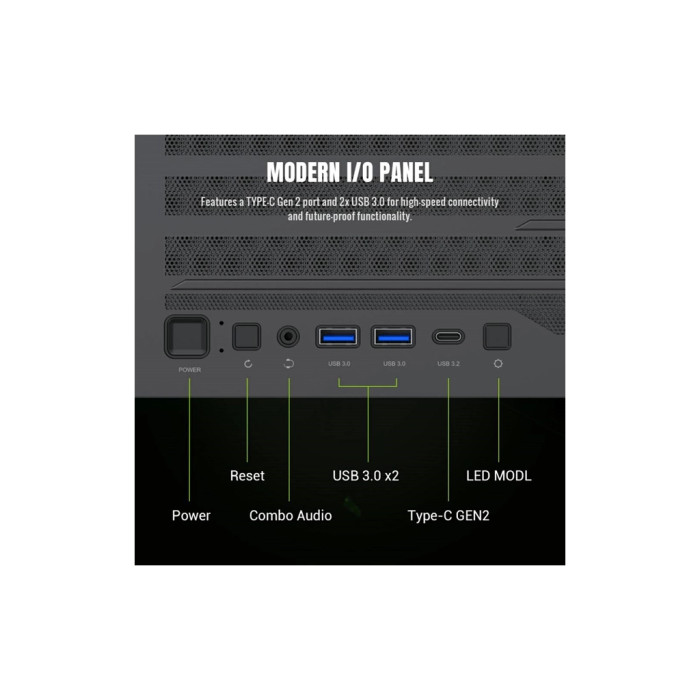 Корпус для ПК Gamemax LEADER 2 BK