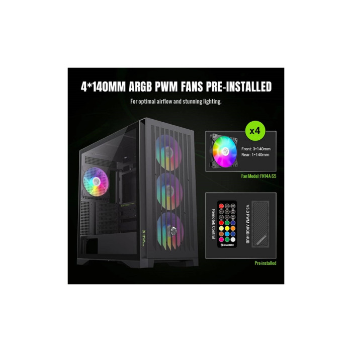 Корпус для ПК Gamemax LEADER 2 BK