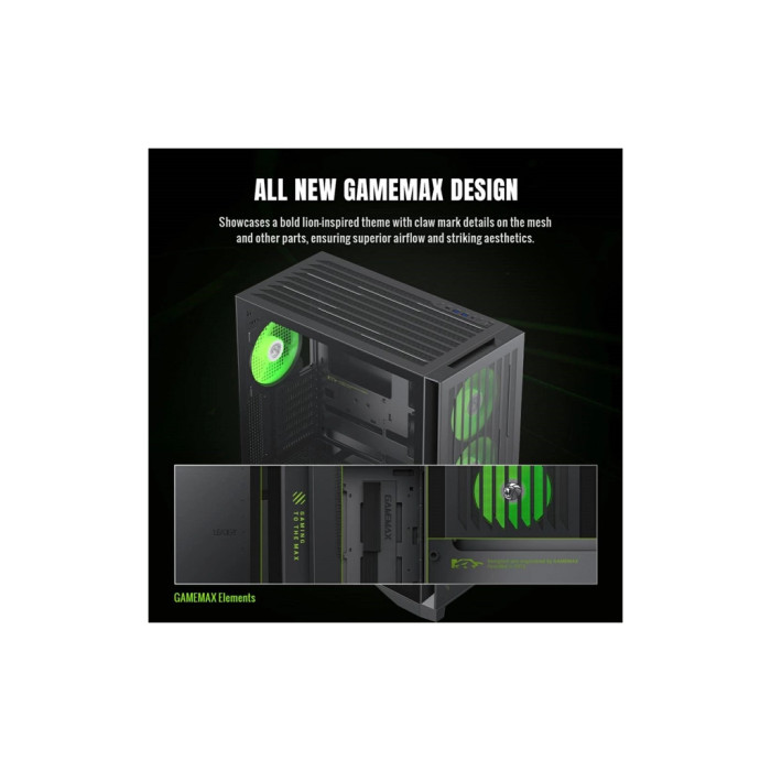 Корпус для ПК Gamemax LEADER 2 BK