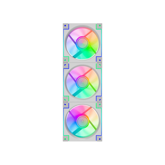 Кулер до корпусу Gamemax RD300 WH
