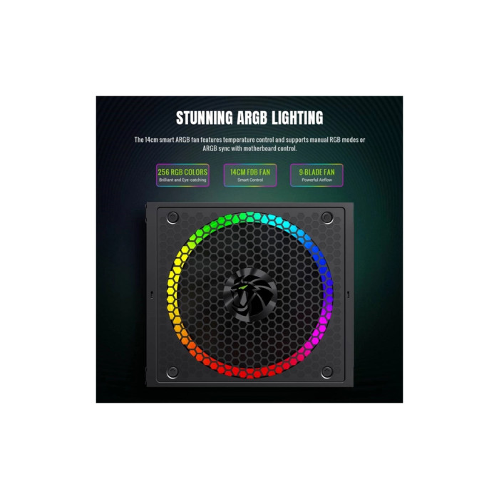 Блок живлення Gamemax 850W (RGB 850G)