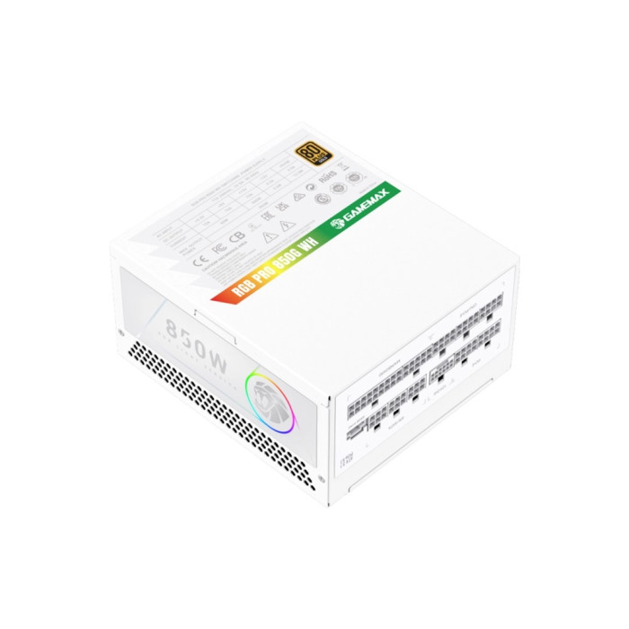 Блок живлення Gamemax 850W (RGB PRO 850G WH)