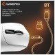 Мишка GamePro Genesis Ranker Wireless/Bluetooth/USB White (GM012W)