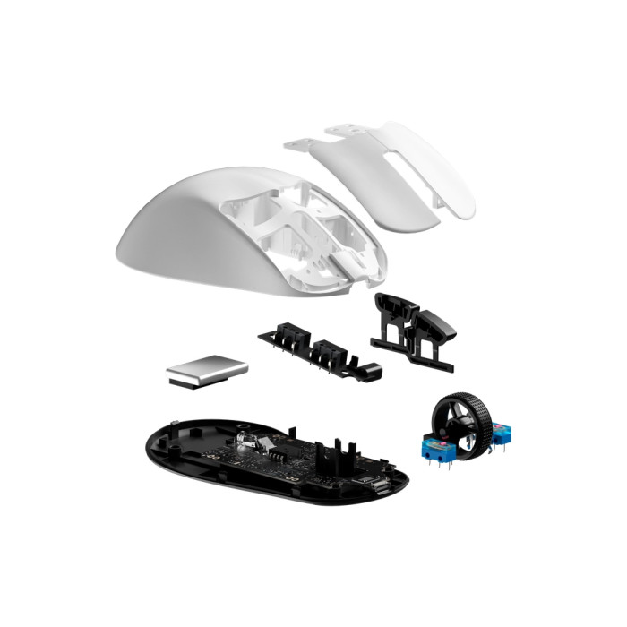 Мишка GamePro Asgard Surt Wireless/Bluetooth/USB White (GM017W)