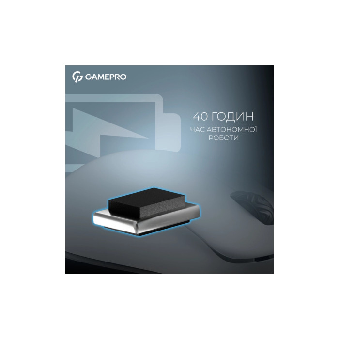 Мишка GamePro Asgard Loki Wireless/USB White (GM022W)