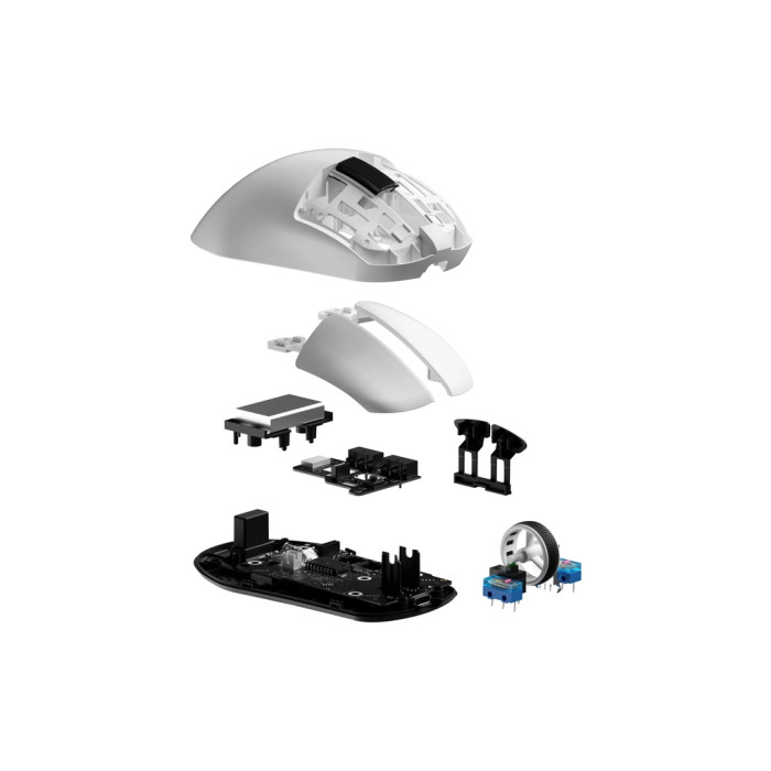 Мишка GamePro Asgard Thor Wireless/Bluetooth/USB White (GM023W)