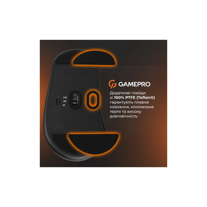 Мишка GamePro Genesis Avenger Wireless/Bluetooth/USB White (GM096W)
