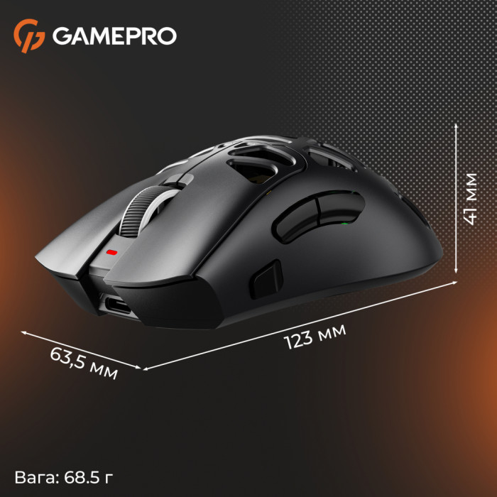 Мишка GamePro Genesis Hollow Wireless/Bluetooth/USB White (GM870HW)