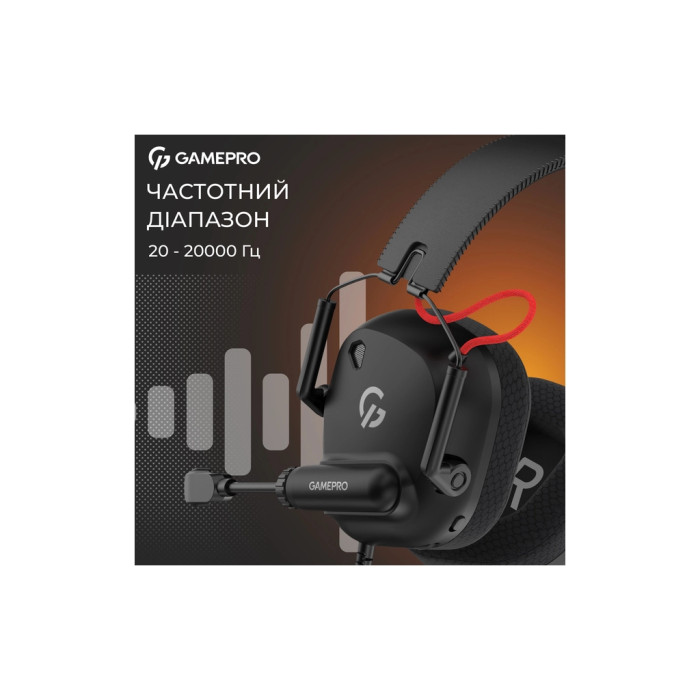 Навушники GamePro Genesis Mercury USB Black (HS120B)