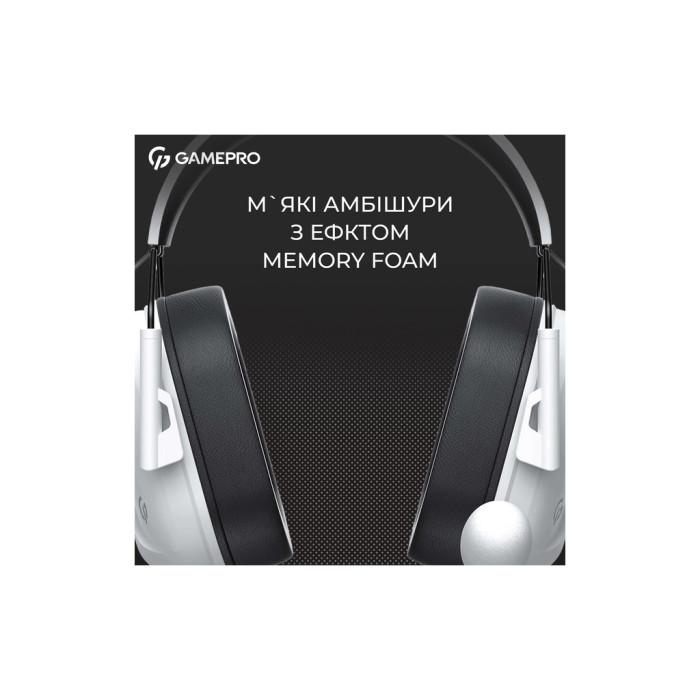 Навушники GamePro Genesis Hunter White (HS1350W)