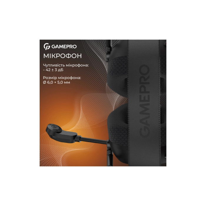 Навушники GamePro Genesis Mercury Pro 3-Mode Black (HSW120B)