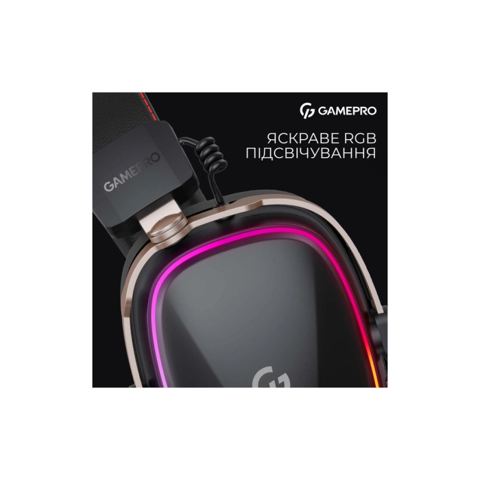 Навушники GamePro Asgard Valkyria RGB Tri-Mod (HSW249B)