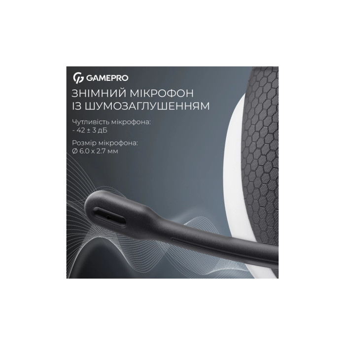 Навушники GamePro Asgard Bragi 7.1 RGB Tri-Mod White (HSW250W)