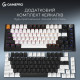 Клавіатура GamePro Asgard Valhalla QLAB Sakura Switch RGB Bluetooth/Wireless/USB-C UA Black (MK160-B-QS-PRO)