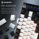Клавіатура GamePro Asgard Valhalla QLAB Sakura Switch RGB Bluetooth/Wireless/USB-C UA Black (MK160-B-QS-PRO)