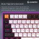 Клавіатура GamePro Asgard Valhalla QLAB Sakura Switch RGB Bluetooth/Wireless/USB-C UA Black (MK160-B-QS-PRO)