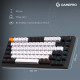 Клавіатура GamePro Asgard Valhalla QLAB Sakura Switch RGB Bluetooth/Wireless/USB-C UA Black (MK160-B-QS-PRO)