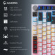 Клавіатура GamePro Asgard Valhalla Pro QLAB Sakura Switch RGB Bluetooth/Wireless/USB-C UA White (MK160-W-D-QS-PRO)