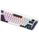 Клавіатура GamePro Asgard Valhalla Pro QLAB Sakura Switch RGB Bluetooth/Wireless/USB-C UA White (MK160-W-D-QS-PRO)