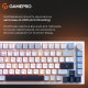 Клавіатура GamePro Genesis Warden MK160BL Outemu Swithes USB White (MK160BL)