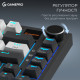 Клавіатура GamePro Asgard Valhalla Pro Rainy Switch Bluetooth/2.4G/USB USB White with display (MK160W-D-Pro)