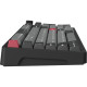 Клавіатура GamePro Asgard Drakkar Keychron Super Red Switch Wireless/Bluetooth/USB UA Black (MK305BK)