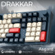 Клавіатура GamePro Asgard Drakkar Keychron Super Red Switch Wireless/Bluetooth/USB UA Blue (MK305BL)