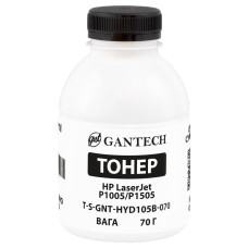 Тонер HP LJ P1005/P1505, bottle 70g Gantech (TSM-HYD105B-070)