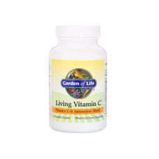 Вітамін Garden of Life Живий Вітамін С, Living Vitamin C, 60 вегетаріанських капсул (GOL-11148)