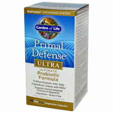 Пробіотики Garden of Life Пробіотична Формула Ультра, Primal Defense, 90 гелевих кап (GOL-11235)