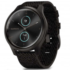 Смарт-годинник Garmin vivomove Style, Graphite, Black Pepper, Nylon (010-02240-23)