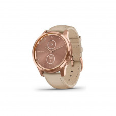 Смарт-годинник Garmin vivomove Luxe, RoseGold, Light Sand, Leather (010-02241-21)