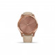 Смарт-годинник Garmin vivomove Luxe, RoseGold, Light Sand, Leather (010-02241-21)