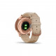 Смарт-годинник Garmin vivomove Luxe, RoseGold, Light Sand, Leather (010-02241-21)