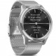 Смарт-годинник Garmin vivomove Luxe, S/E EU, Silver, Milanese (010-02241-23)