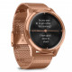 Смарт-годинник Garmin vivomove Luxe, Rose Gold, Milanese (010-02241-24)