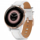 Смарт-годинник Garmin Venu 2S, Rose Gold + White, Leather (010-02429-23)