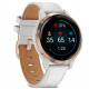 Смарт-годинник Garmin Venu 2S, Rose Gold + White, Leather (010-02429-23)