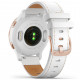 Смарт-годинник Garmin Venu 2S, Rose Gold + White, Leather (010-02429-23)