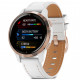 Смарт-годинник Garmin Venu 2S, Rose Gold + White, Leather (010-02429-23)