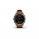 Смарт-годинник Garmin fenix 7 Sapph Solar Titanium w/Chestnut Leather Band, GPS (010-02540-31)