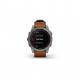 Смарт-годинник Garmin fenix 7 Sapph Solar Titanium w/Chestnut Leather Band, GPS (010-02540-31)