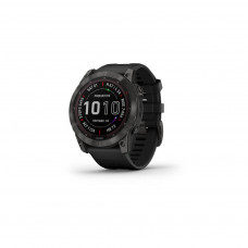 Смарт-годинник Garmin fenix 7X Sapph Sol Carbon Gray DLC Ti w/Black, GPS (010-02541-11)