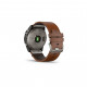 Смарт-годинник Garmin fenix 7X Sapph Sol Titanium w/Chestnut Leather, GPS (010-02541-19)